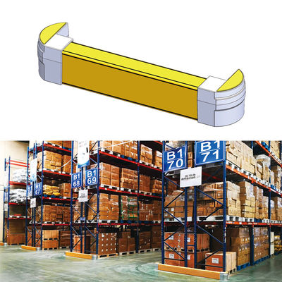 B27 Kerb Curved Barriers Rack End Guard Racking upright Protector safety barrier Anti-Collision Guardrails